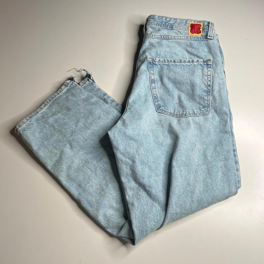 Vintage Empyre Light‎ Wash Jeans Mens Size 34 Distressed Denim 90s Style